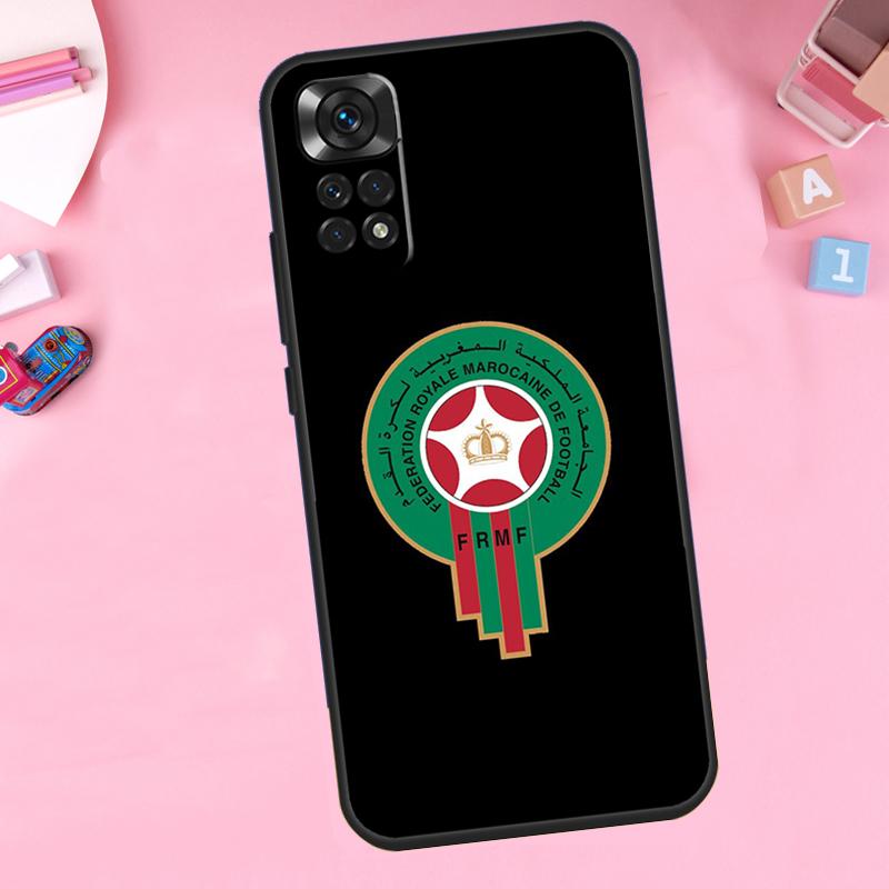 Morocco Flag Moroccan Phone Case For Xiaomi Redmi Note 11 10 9 8 12 Pro Turbo 9S 10S 11S 12S 9A 9C 10C 12C Cover