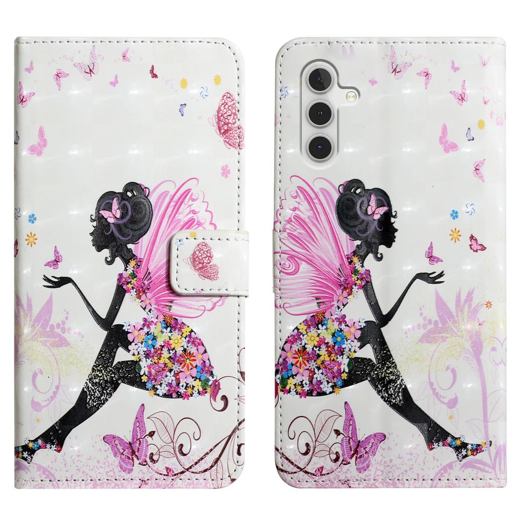For Samsung Galaxy A16 5G/A16 4G Case 3D Creative Pattern PU Leather Stand Phone Cover
