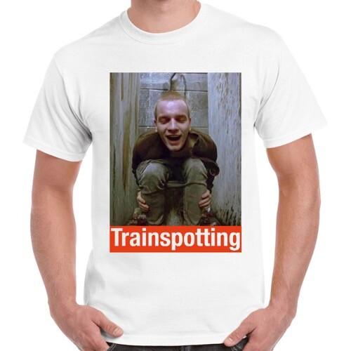 Trainspotting Ewan McGregor Funny Men Women Unisex Retro Cool Gift T-Shirt M