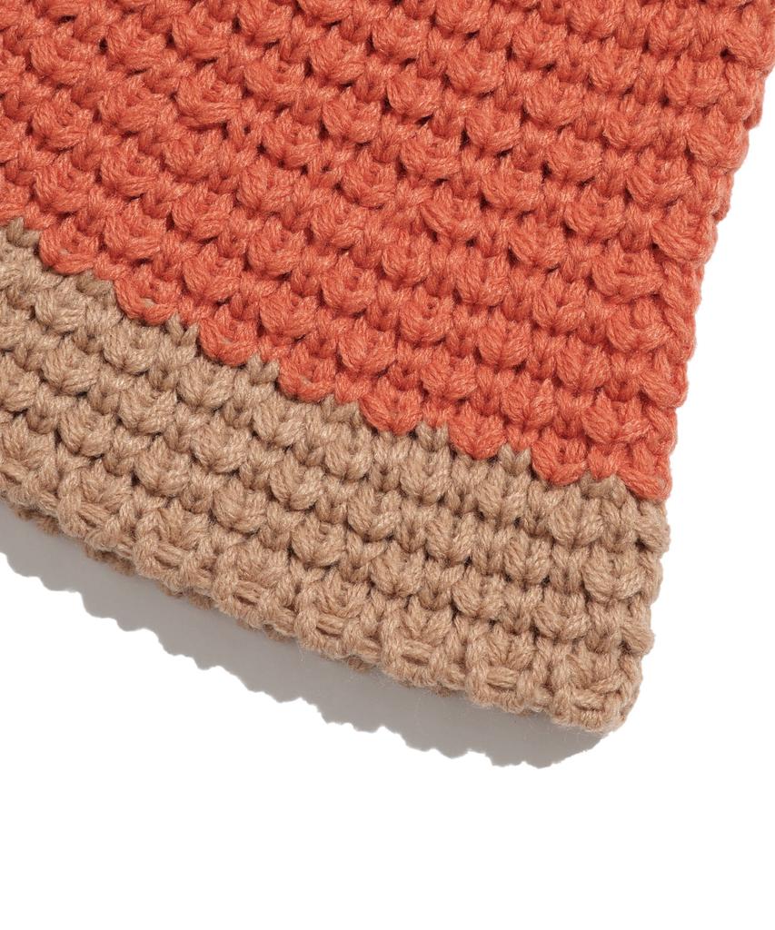 NICEGHOSTCLUB Knit Bucket Hat_Orange(Ng2Dfuab26A)