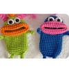 Pull Out Car Keys Cases Bag Funny Cartoon Keychains Pouch Hand Knitting Keys Wallets Organizers for Women and Men