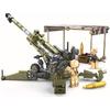 2022 New Anti-Tank Gun, Military Brick Sets, Army Series Building Block with 2 Soldiers Figures (258 Pieces)