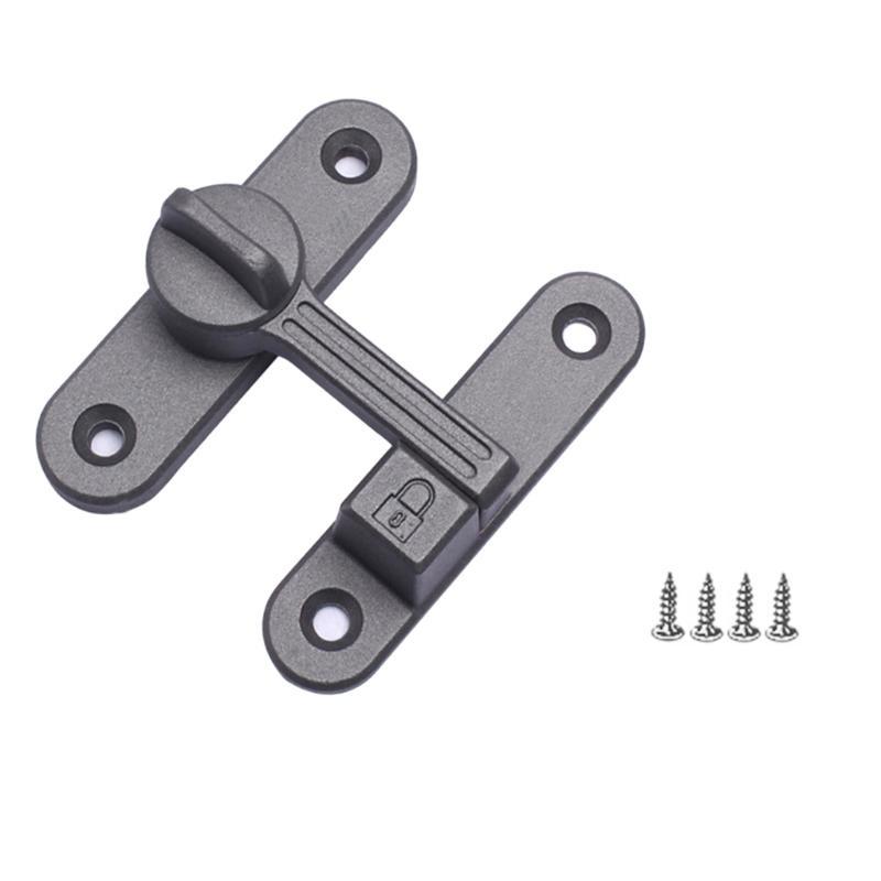 Safety Door Lock 90/180 Degree Sliding Door Lock Privacy Door Bolt Lock