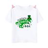Happy St Patricks Day Printed Kids Shirts St Patricks Party Boys Girls Tshirt Holidy Child Short Sleeve Tops Summer T Shirt