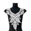 Embroidered 3D Sequin Collar Handmade Lace Fabric Applique  DIY Sewing