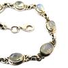 Les Trésors De Lily [P6924] - Silver 'Heaven' Moonstone Bracelet - 19 Cm 9 Mm