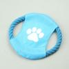 Dog Bite Resistant Cotton Rope Knot Frisbee Training Toy