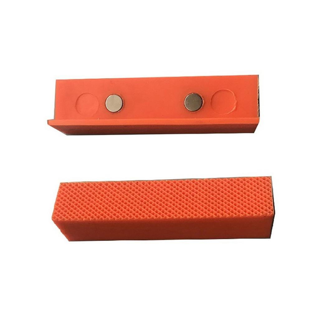 Magnetic Vise Jaw Protectors Cushions Suitable For Surfaces Protections And Scratch Prevention In Various Materials 2pcs