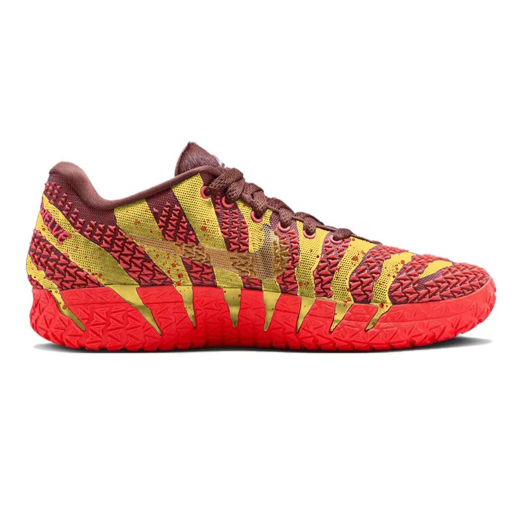 Nike Ja Morant 3 Basketball Shoes Men's Gold Red IB6509-200(Team211-)