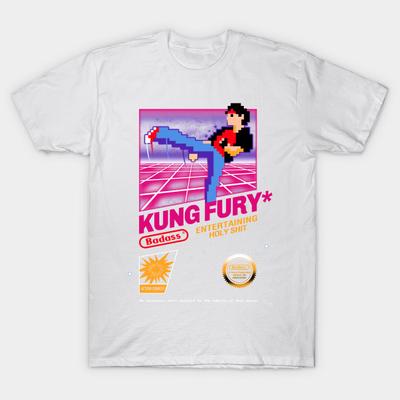 T Shirt Women Kun Fu Retro Game Harajuku Print Kawaii Tshirt Summer Short Sleeve Female T-Shirt Top Tee