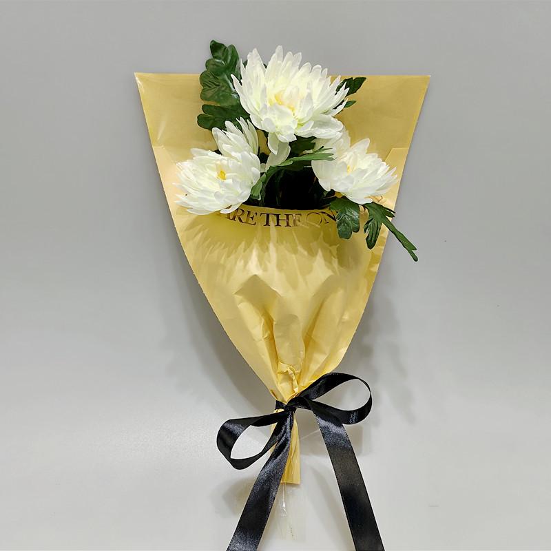 Silk Chrysanthemum Flowers for Graves, Altars, and Home Decor