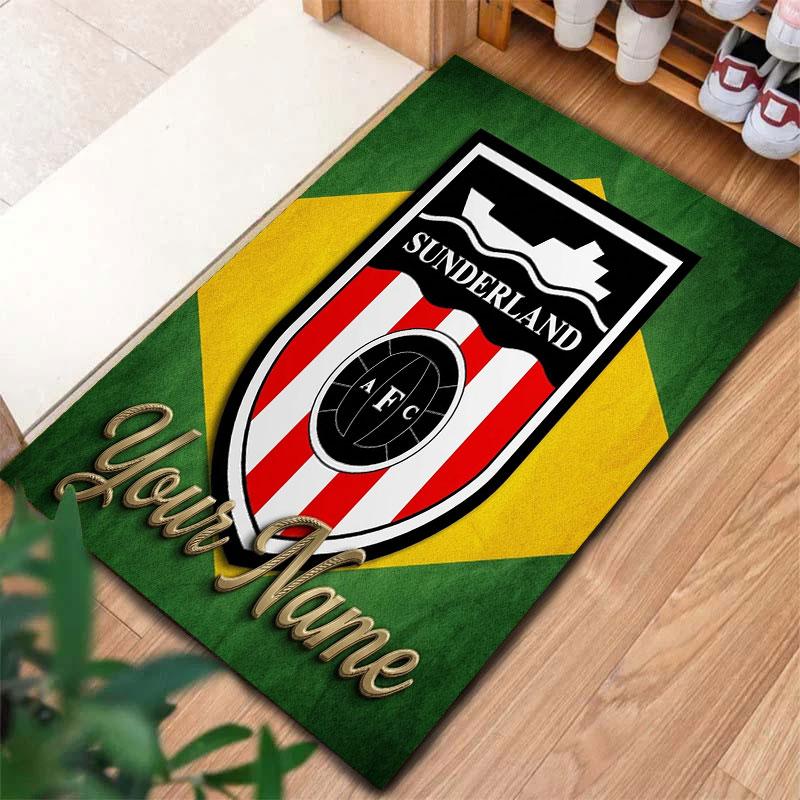 Sunderland A.F Custom Name Carpet Rug for Living Room Bedroom Home Sofa Decoration,Kids play Non-slip Floor Mat