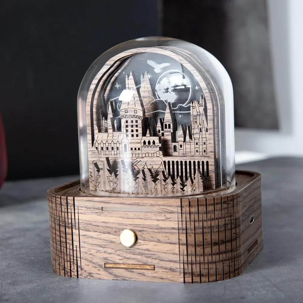 

Музыкальная шкатулка на тему Хайдеггера. Ретро деревянная музыкальная шкатулка ручной работы. Подарочная музыкальная шкатулка для младенца из Школы чести и магии.