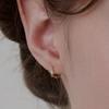 14k Starry One-Touch Earrings