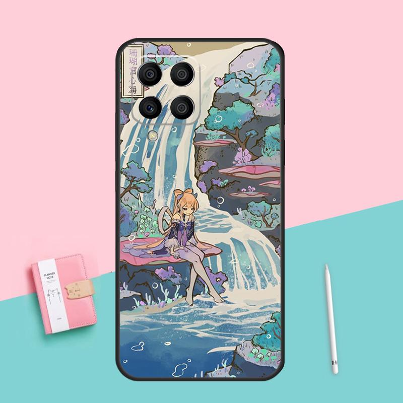 Sangonomiya Kokomi Genshin Impact For Samsung Galaxy M12 M16 M34 M11 M35 M21 M06 M33 M13 M53 M31 M55 M15 M14 M54 M32 M52 Case