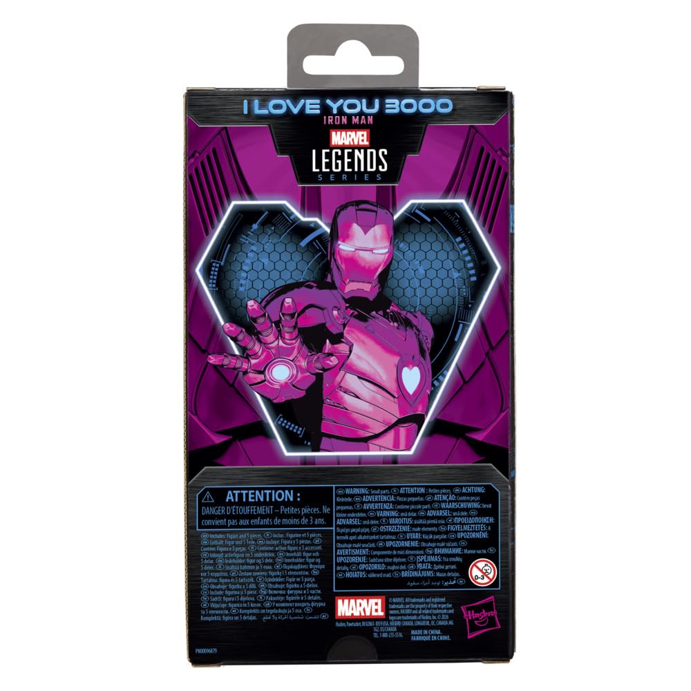Hasbro MARVEL Legends Series Iron Man I Love You 3000 6-inch Collector's Action Figure Gift G2117 Authentic