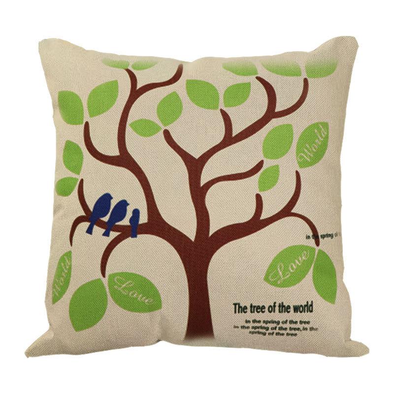 Line Pillow Cushion Cartoon Pillow Head of The Bed Sofa Waist Leaning On The Car Waist Pillow Pillow Cover Office Cushion Backrest Cushion