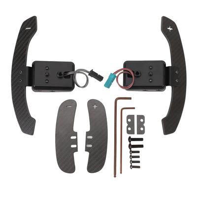 1 Par Levas de Cambio de Volante Magnéticas de Fibra de Carbono Extensiones de Levas de Cambio para Serie 1 F20