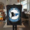 Custom Name Arminia Bielefeld Flannel Blanket, High quality Comfortable for All Seasons, Home Decor, Warmth and Comfort