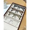 1Pc European and American Classic Popular Square Frame Glasses Set Men's and Women's Fashion Glasses