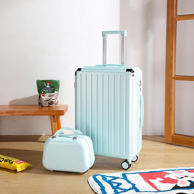 KarLot Durable Multifunctional Luggage Set with Cup Holder 24-inch