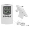 LCD Temperature and Humidity Monitor WallMountable Wired Flower Planting Hygrometer for Home