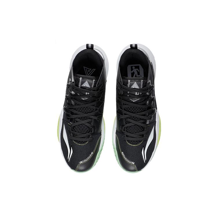 Li Ning Air Strike 8 V2 Cushioning Rebound Cushioning Rebound Mid Top Performance Basketball Shoes Men's Black ABPS001-3