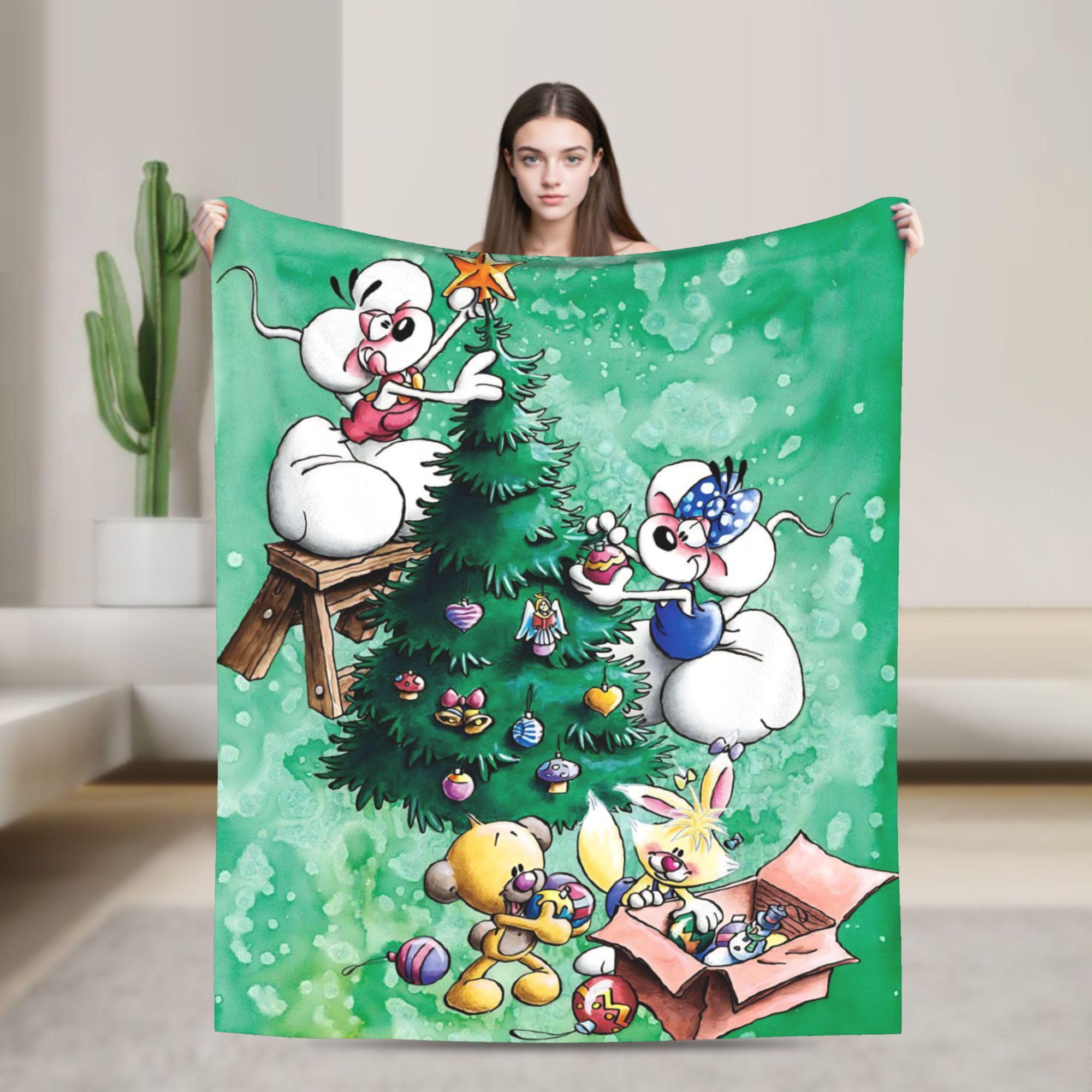 

Cute Diddl Plush Blanket Girls Boys Flannel Throw Blanket For Couch Chair Sofa Bed Super Warm Quality Bedspread Gift Idea 75x90cm