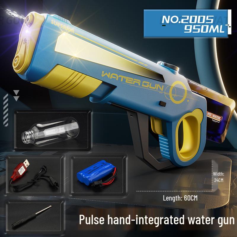 Automatic Pulse Electric Water Gun with Lights for Kids - Outdoor Splash Toy