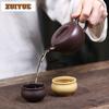Yixing Raw Ore Purple Clay Teapot 1 Pot 2 Cups Tea Set Complete Set Antique Tea Ceremony Set Teapot And Tea Cup Set Teaset Gift