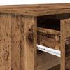 Vintage Style Desk with Shelf 140 X 49 X 76 Cm Engineered Wood