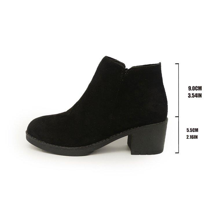 

Женская удобная свободная обувь - Поддержка свода стопы без усталости ног Нескользящая износостойкая амортизация Легкая роскошь Увеличивающие рост ботинки Мартин 43 чёрный