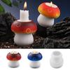 Multifuntional Mold Candle Base Molds Crafting Moulds Mushroom Shape Candlestick Molds Silicone Candle Bracket Molds
