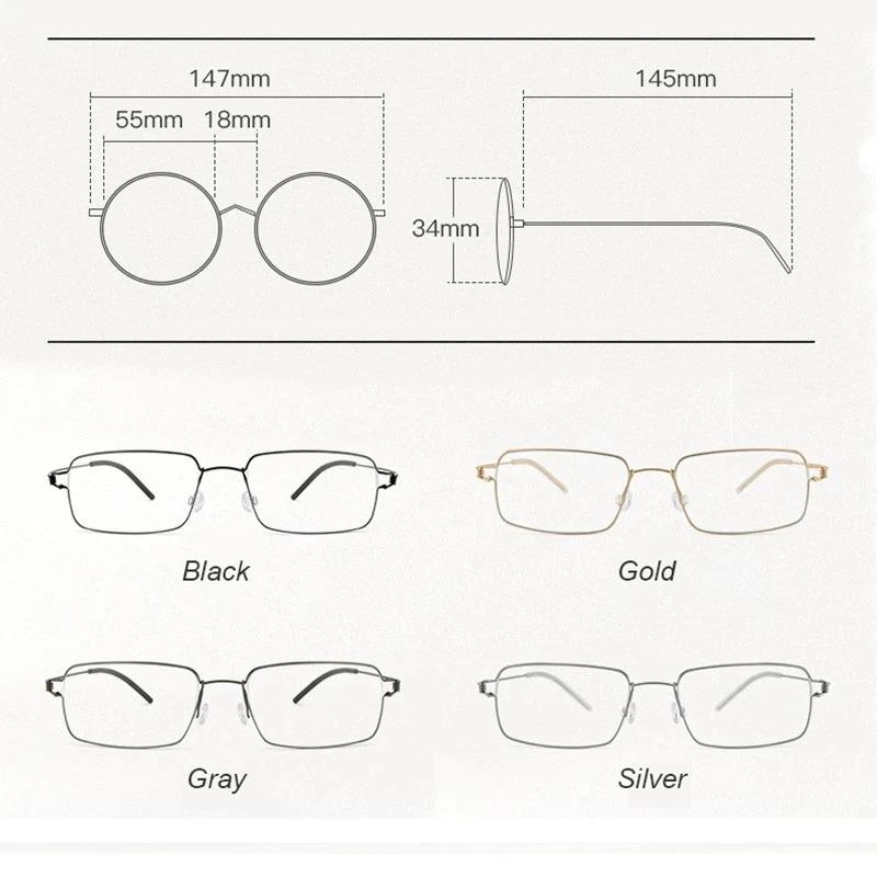 Fashion Square Reading Glasses Men Anti-Blue Light Prescription Eyeglasses Frame Women Presbyopia Eyewear Frames