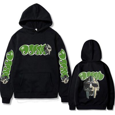 Hip Hop Rapper Mf Doom Madlib Madvillain Mask Art Aesthetic Casual Hoodie Vintage Pullovers Hoodie Clothes Sweatshirts for Men
