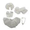 AXLUCE Lovebu Clothes Angel Fallen Angel Plush Toy (White)
