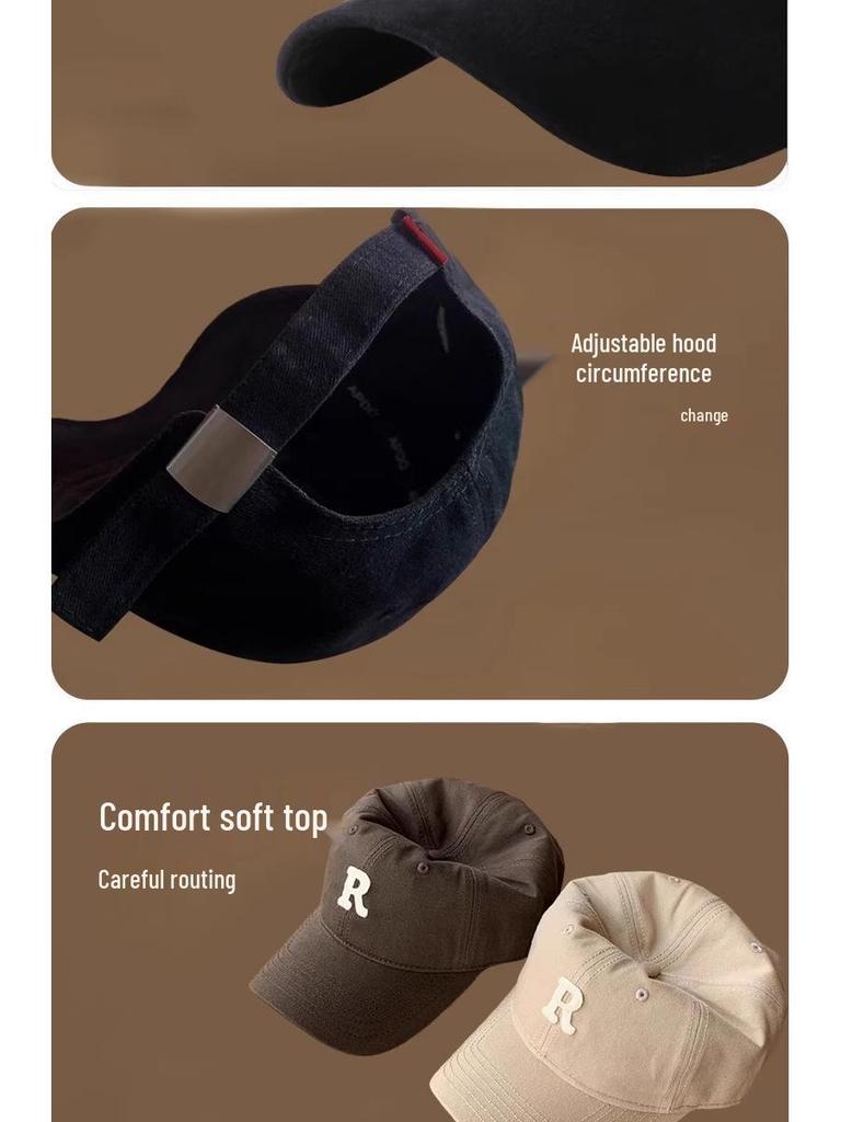 2025 Unisex Extra Large Sunshade Baseball Cap with Deep Brim