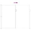 Retractable Side Awning Gray 300 x 200 cm Polyester