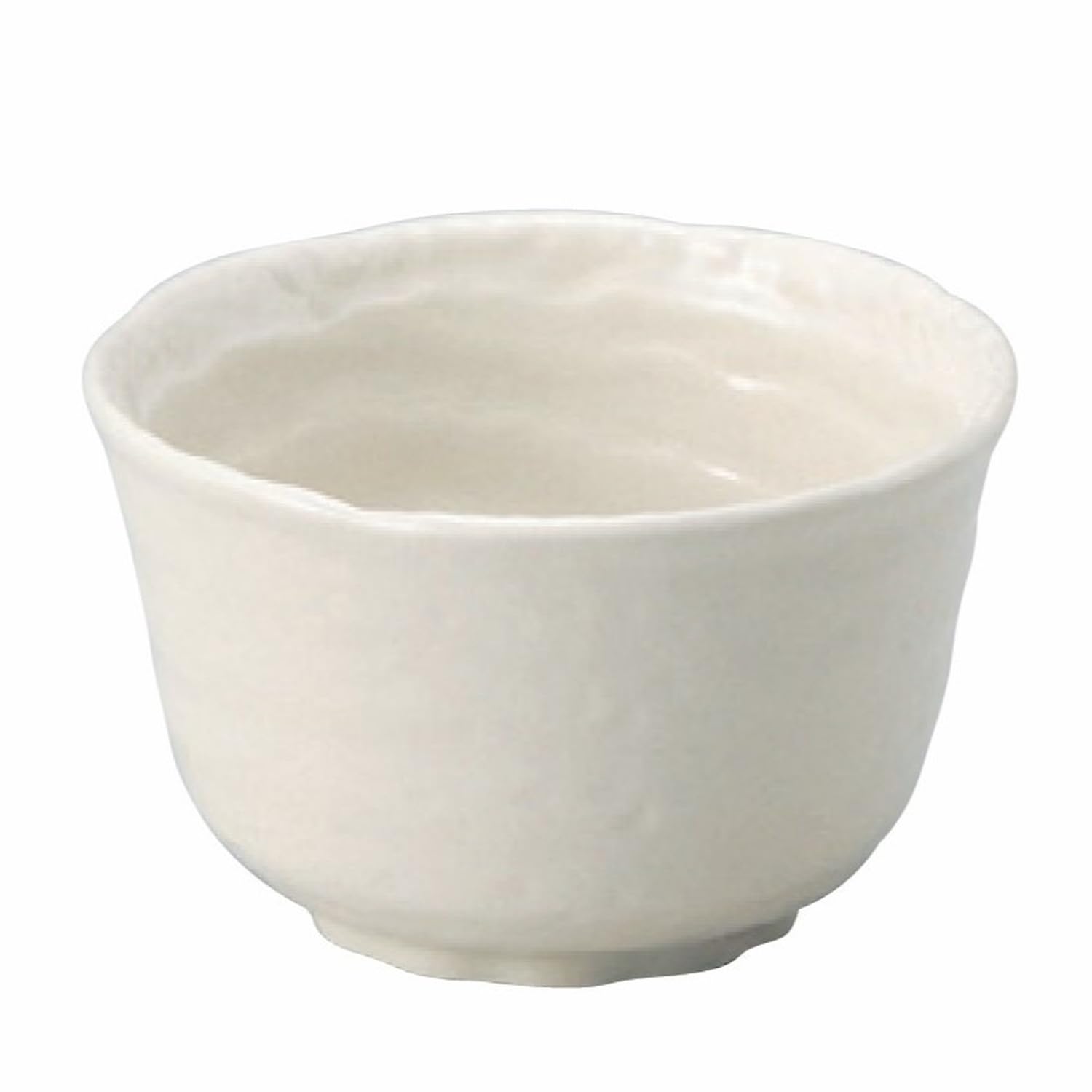 

Banko Ware Rokubei White Soba Chiyoguchi Soba 10cm Microwave and Dishwasher Made in Product Number 11963 Cup, Approx. Diameter, Safe, Japan, белый