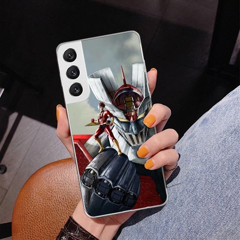 Manga Mazinger Z Anime Phone Case For Samsung Galaxy S24 S25 Edge S26 Ultra S23 S22 S21 Plus S20 FE + Personalized Print Cover G