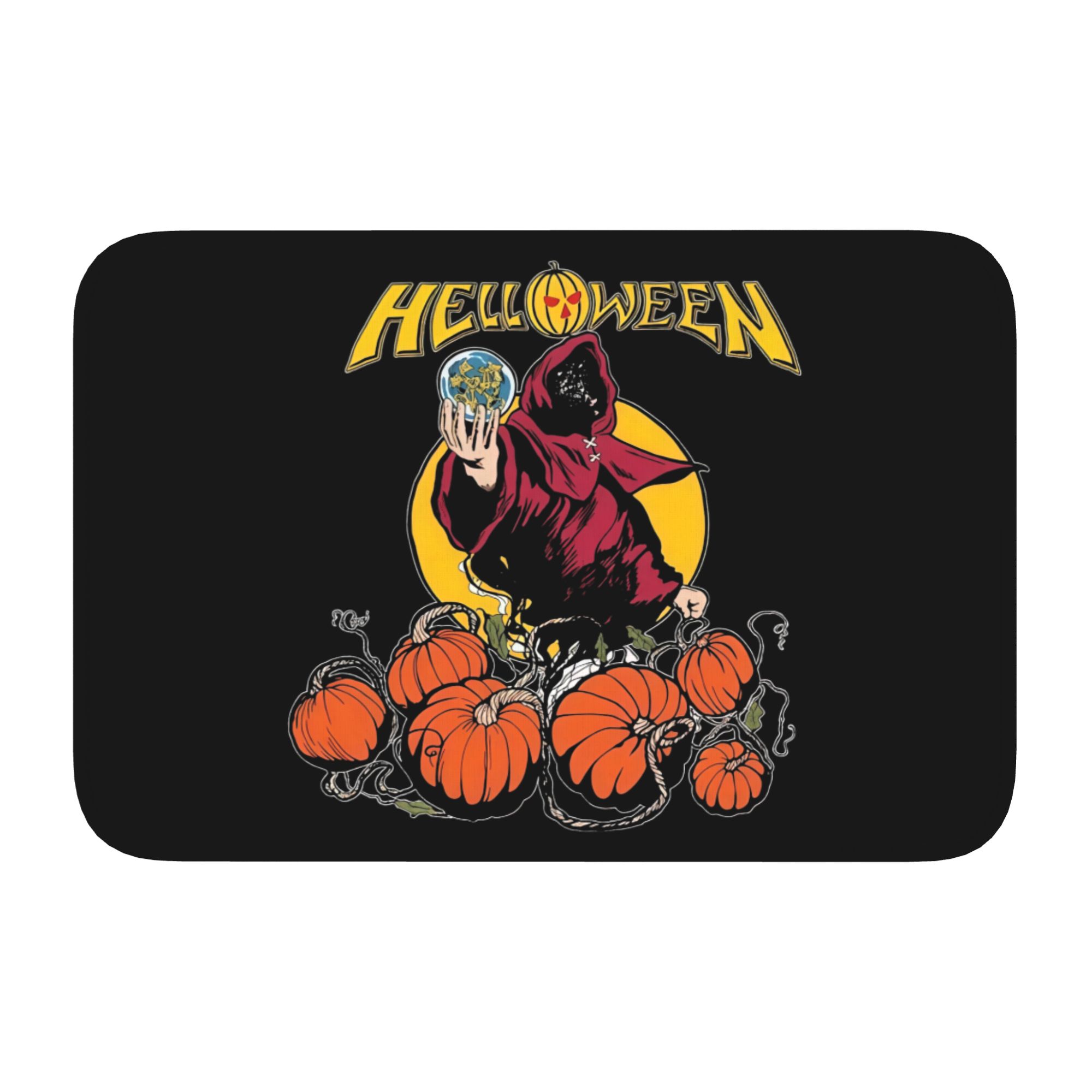Tapis de porte personnalisé pour groupe de Power Metal allemand Helloween, antidérapant pour cuisine, salle de bain, entrée de salon 40cm x 60cm