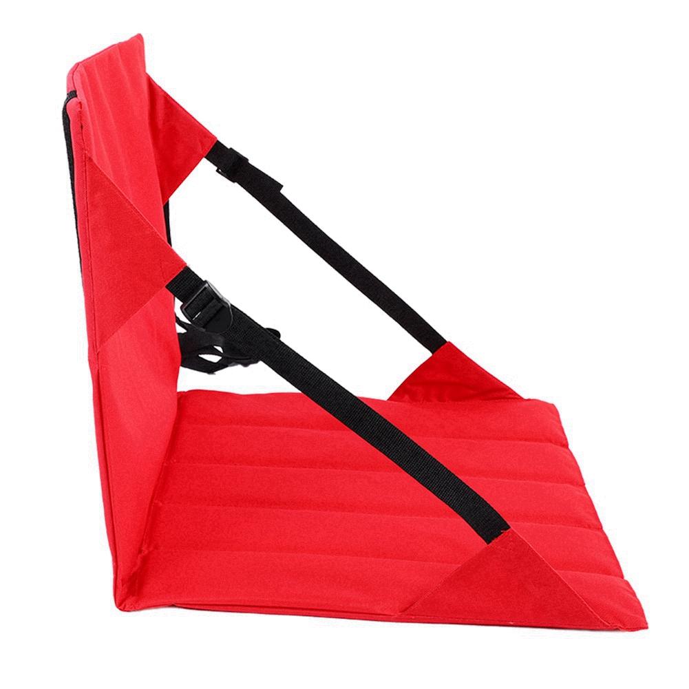 Portable Moistureproof Picnic Mat Outdoor Camping Beach Stadium Folding Seat Cushion Black