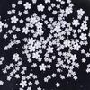 3D White Five-Petal Flower Resin Nail Art - Mini Fairy Style