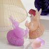 Candle Mold Aromatherapy Candle Mold 3D Bouncing Rabbit Plaster Epoxy Mold for DIY Crafts Soap Present Candle Making