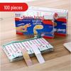 Nuoning Waterproof Band-Aid: Breathable Wound Dressing, Small Patch, Cloth, 50 or 100 Pieces.