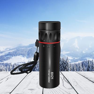 Wholesale Custom Huaxiang 8x21 Mini Red Circle Monocular Advertising Promotional Pocket Gifts and Souvenirs.