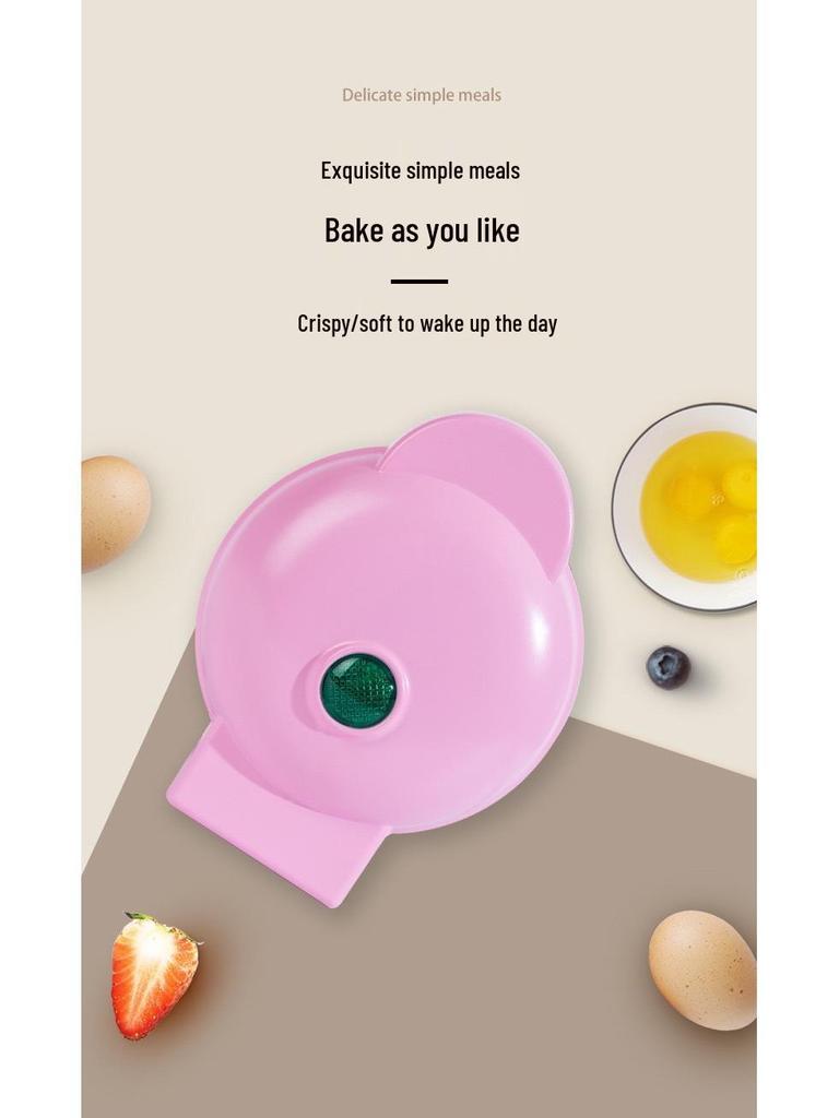 Mini Waffle, Bread, Crepe, and Sandwich Maker - All-in-One Breakfast Machine