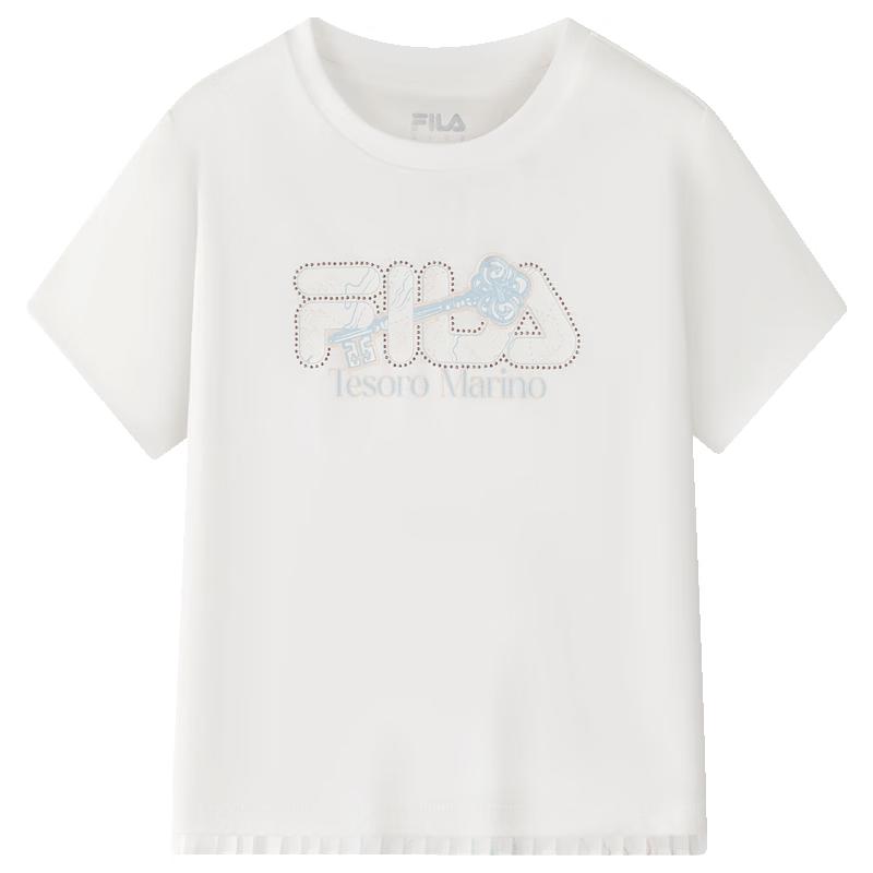 FILA Girls Short Sleeve Cotton T-Shirt 130