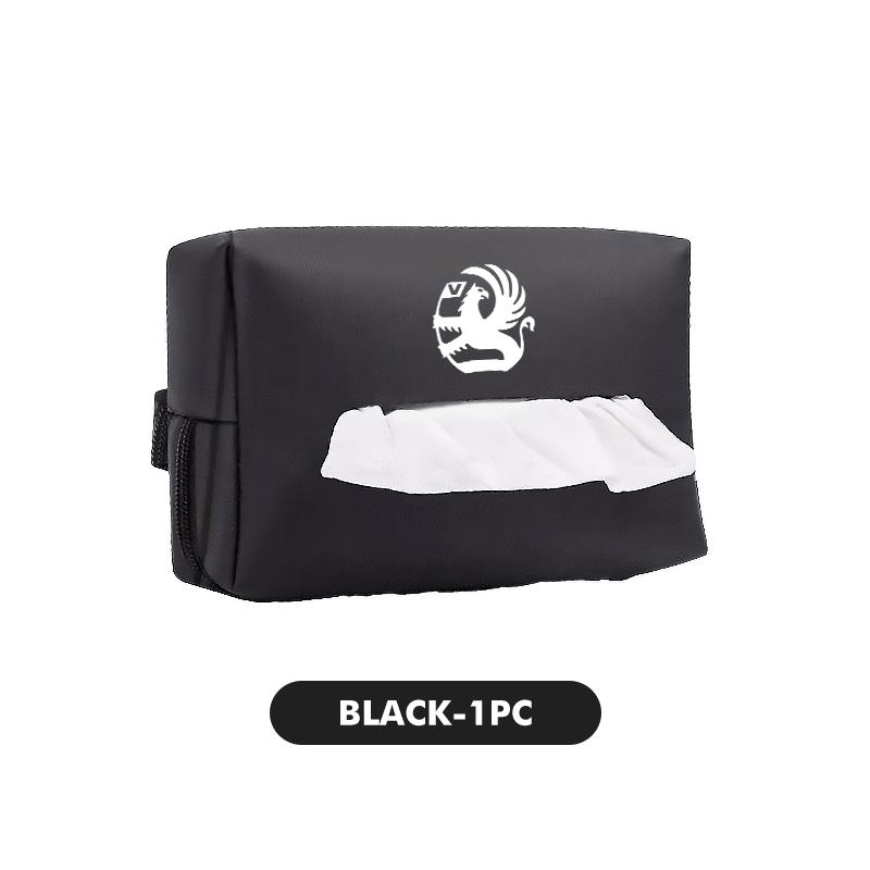 Leather Car Seat Tissue Box Hanging Bag Headrest Paper Cover For Vauxhall Tigra Corsa VXR Astra D G J H Zafira Vectra