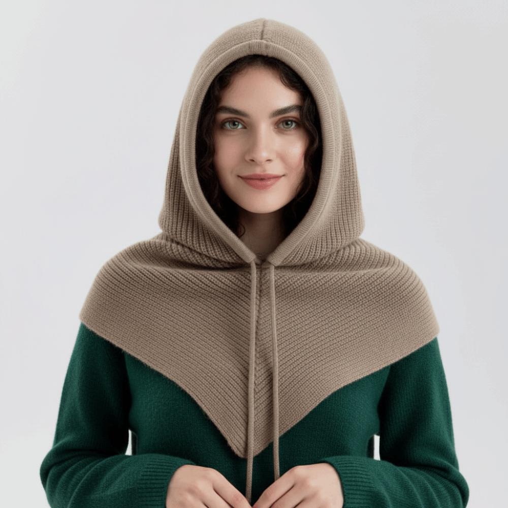 Thickened Balaclava Hat Solid Color Winter Cap Cute Ear Protection Hat  Streetwear